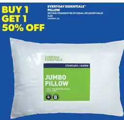 Real Canadian Superstore EVERYDAY ESSENTIALS PILLOW offer