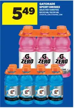 Real Canadian Superstore GATORADE SPORT DRINKS, 8X355 ML/6X591 offer