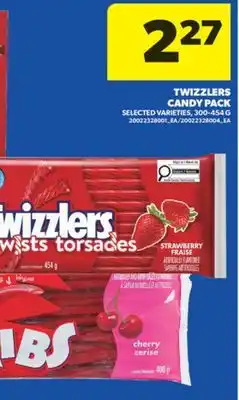 Real Canadian Superstore TWIZZLERS CANDY PACK, 300-454 G offer