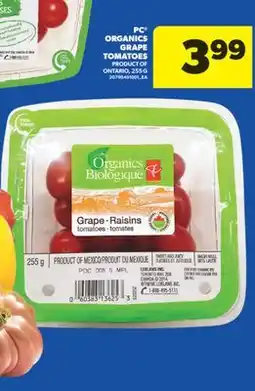Real Canadian Superstore PC ORGANICS GRAPE TOMATOES offer