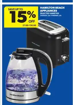 Real Canadian Superstore HAMILTON BEACH APPLIANCES offer