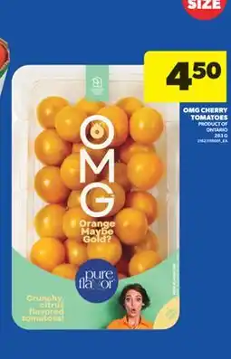 Real Canadian Superstore OMG CHERRY TOMATOES, 283 G offer