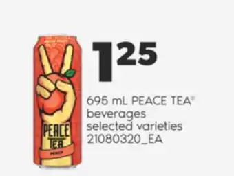 Real Canadian Superstore PEACE TEA BEVERAGES, 695 ML offer