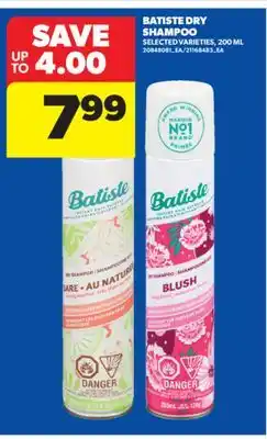 Real Canadian Superstore BATISTE DRY SHAMPOO, 200 ML offer