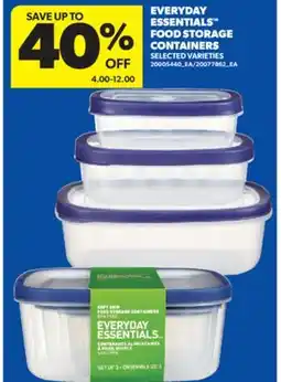 Real Canadian Superstore EVERYDAY ESSENTIALS FOOD STORAGE CONTAINERS offer