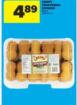 Real Canadian Superstore CRISPY VEGETARIAN COOKIES, 800 G offer