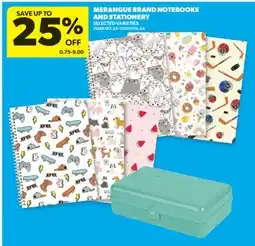 Real Canadian Superstore MERANGUE BRAND NOTEBOOKS AND STATIONERY offer
