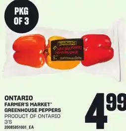Loblaws FARMER'S MARKET GREENHOUSE PEPPERS, 3'S offer