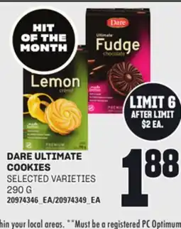 Loblaws DARE ULTIMATE COOKIES, 290 G offer
