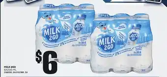 Loblaws MILK 2GO, 6X200 ML offer