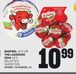 Loblaws BABYBEL, 12'S OR THE LAUGHING COW, 24'S offer