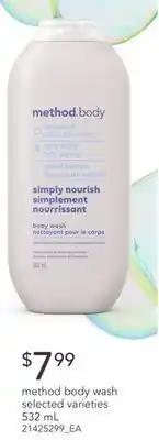 Loblaws METHOD BODY WASH, 532 mL offer