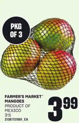 Loblaws FARMER'S MARKET MANGOES, 3'S offer