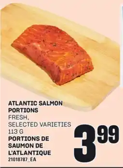 Independent Grocer ATLANTIC SALMON PORTIONS, 113 G offer