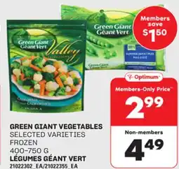 Independent Grocer GREEN GIANT VEGETABLES, 400-750 G offer