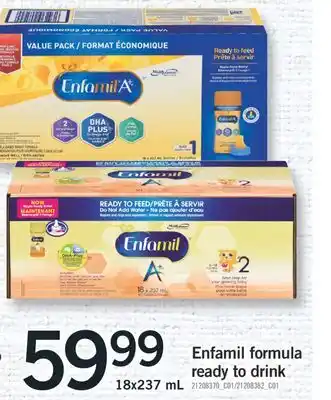 Fortinos Enfamil formula ready to drink offer