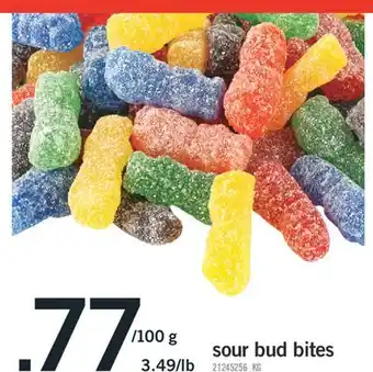 Fortinos SOUR BUD BITES offer