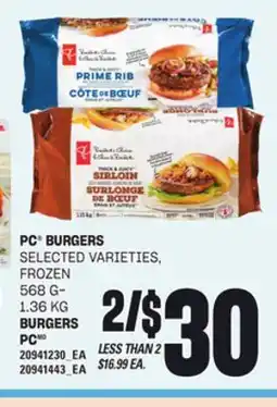 Independent Grocer PC BURGERS , 568 G-1.36 KG offer