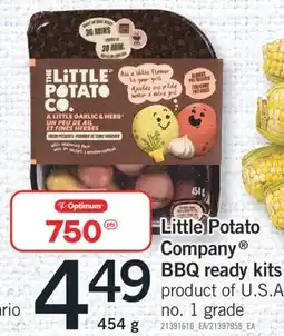 Fortinos LITTLE POTATO COMPANY COMPANY BBQ READY KITS, 454g offer