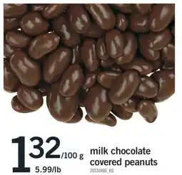 Fortinos milk chocolate covered peanuts offer
