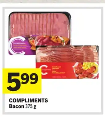 Foodland COMPLIMENTS Bacon offer