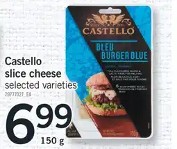 Fortinos CASTELLO SLICE CHEESE 150 g offer