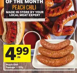 Foodland Peach Chili Sausage offer