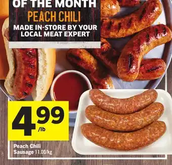 Foodland Peach Chili Sausage offer