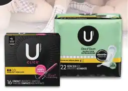 Fortinos U By Kotex Pods, Tampons, and liners offer