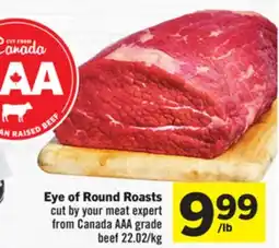Foodland Eye of Round Roasts offer