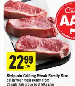 Foodland Striploin Grilling Steak offer
