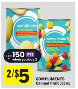 Foodland COMPLIMENTS Canned Fruit offer