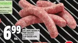 Metro LIFE SMART NATURALIA PORK SAUSAGES offer
