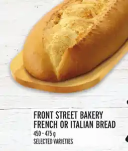 Metro FRONT STREET BAKERY FRENCH OR ITALIAN BREAD offer