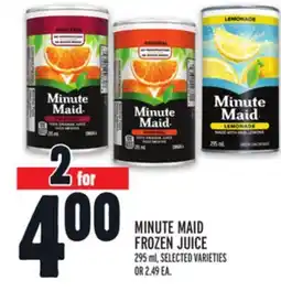 Metro MINUTE MAID FROZEN JUICE offer