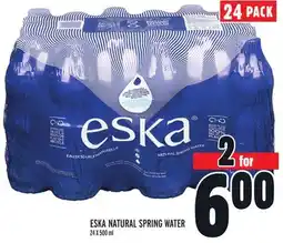Metro 24 PACK ESKA NATURAL SPRING WATER offer
