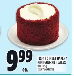 Metro FRONT STREET BAKERY MINI GOURMET CAKES offer