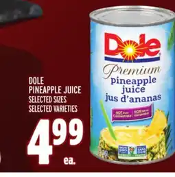Metro DOLE PINEAPPLE JUICE offer
