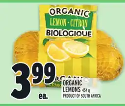 Metro ORGANIC LEMONS offer