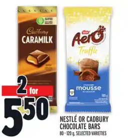 Metro NESTLÉ OR CADBURY CHOCOLATE BARS offer