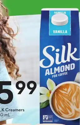 Sobeys SILK Creamers offer