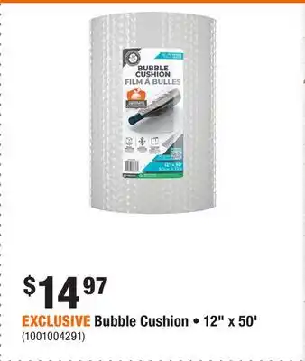 Home Depot EXCLUSIVE Bubble Cushion • 12 x 50' offer