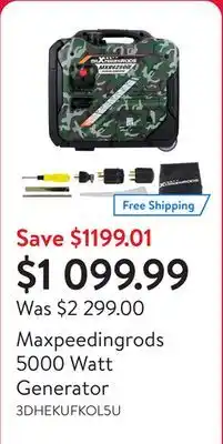 Walmart Maxpeedingrods 5000 Watt Generator offer
