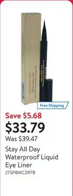 Walmart Stay All Day Waterproof Liquid Eye Liner offer
