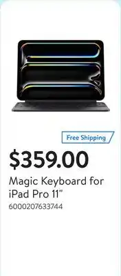 Walmart Magic Keyboard for iPad Pro 11 offer
