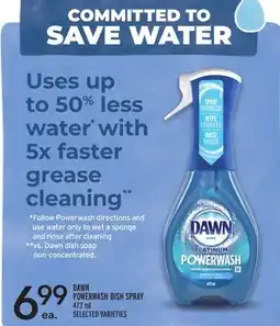 Metro DAWN POWERWASH DISH SPRAY offer