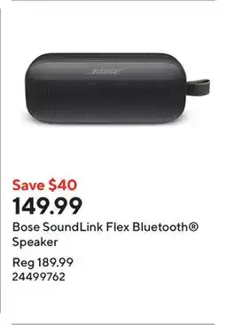 Staples Bose SoundLink Flex Bluetooth Speaker offer