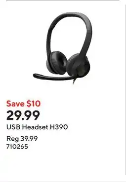 Staples USB Headset H390 offer