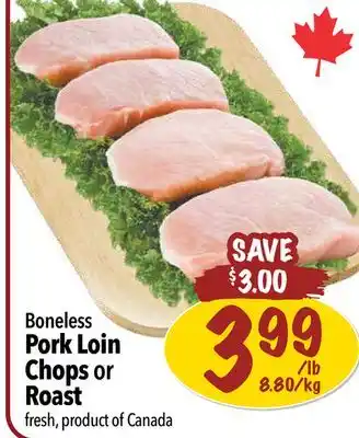 Farm Boy Boneless Pork Loin Chops offer