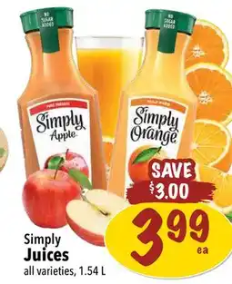 Farm Boy Simply Juices offer